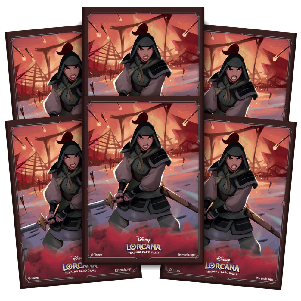 Disney Lorcana Rise of the Floodborn Mulan Card Sleeves