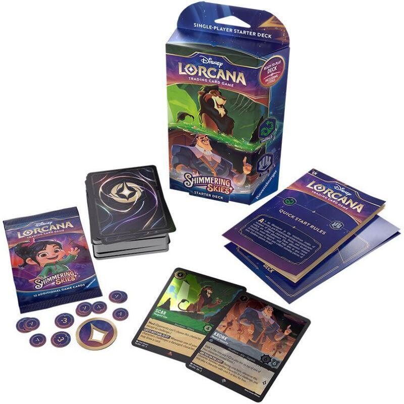 Disney Lorcana Shimmering Skies Starter Deck